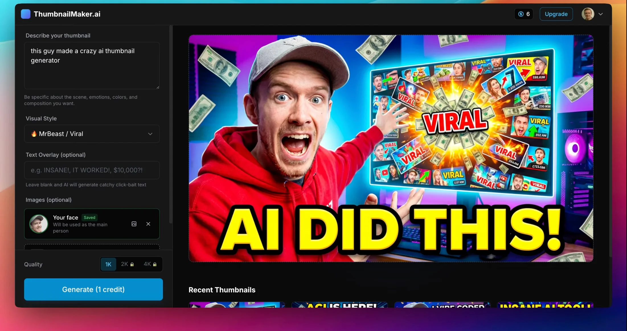 Watch ThumbnailMaker.ai Demo