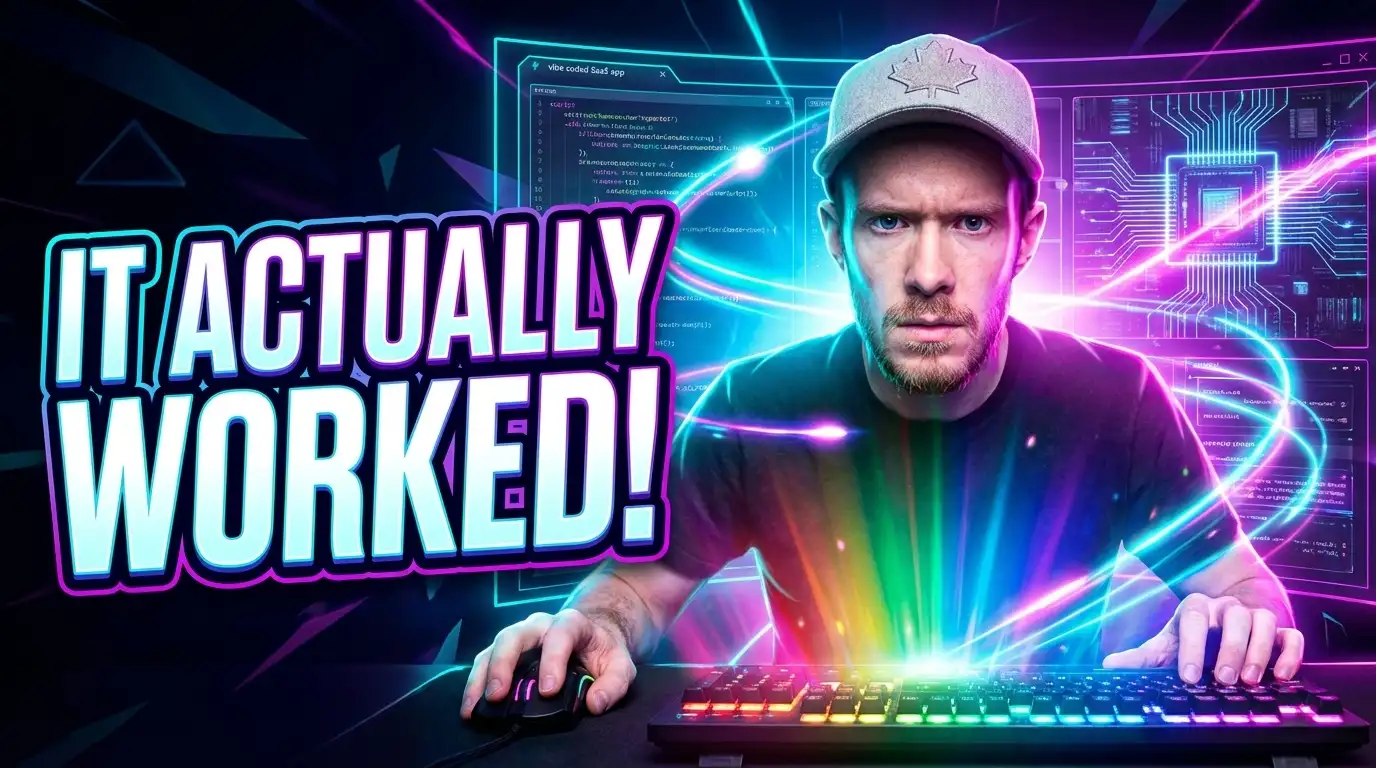 AI Generated YouTube Thumbnail - Minimalist clean